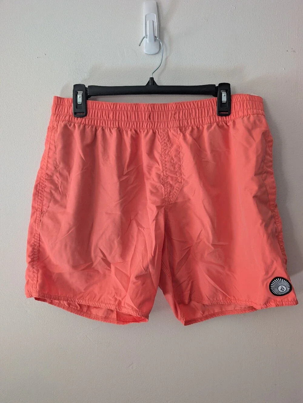 Volcom Mens Salmon Swim Trunks Size L